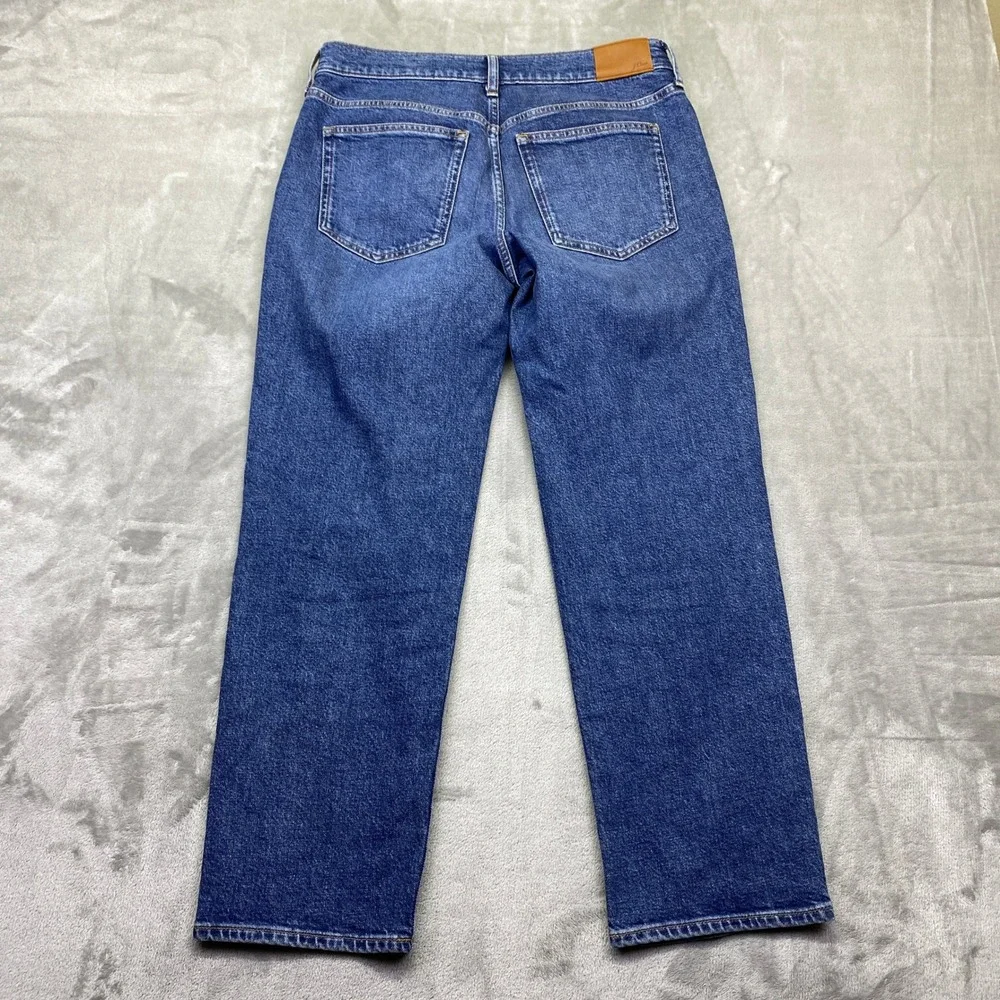 J. Crew Classic Straight Leg Jeans Blue‎ Denim BF694 Mens Sz 29 Fits 32